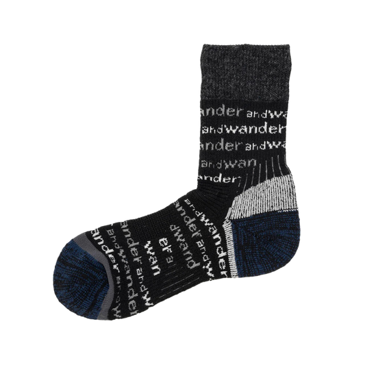 and wander And Wander Wool Socks Charcoal