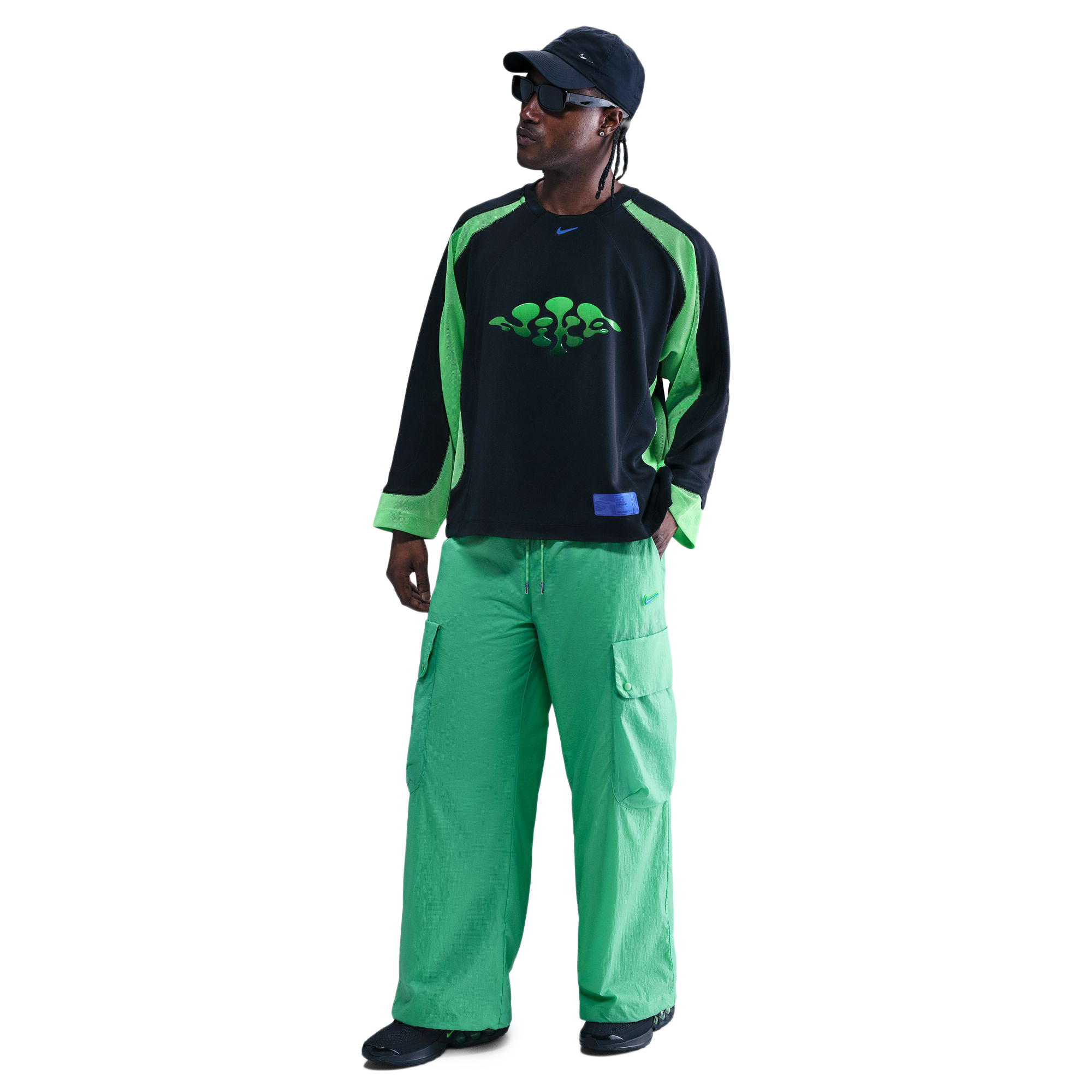 Nike PF Transparent Cargo Pant Green Shock/Hyper Royal/Hyper Royal HV0907-388