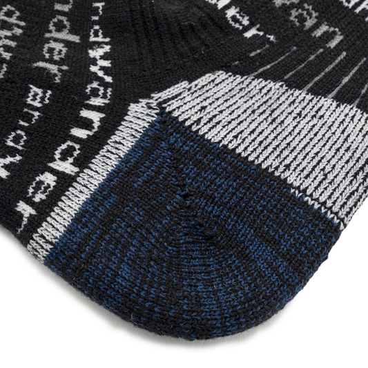 and wander And Wander Wool Socks Charcoal