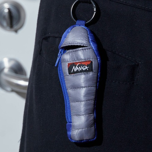 Nanga Mini Sleeping Bag Key Holder Blue