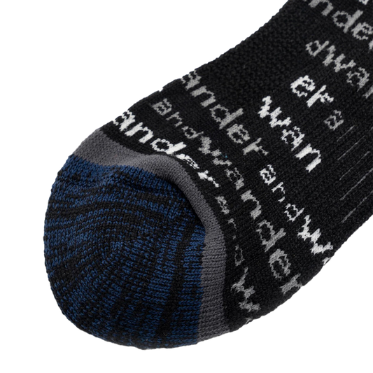 and wander And Wander Wool Socks Charcoal