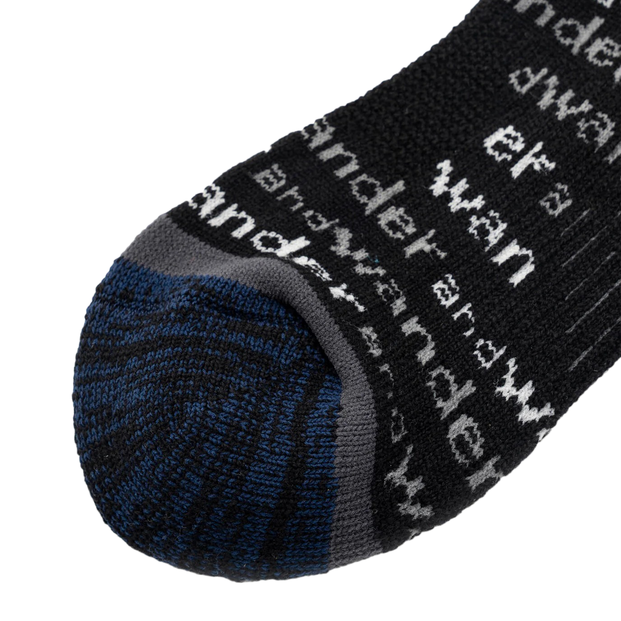 and wander Wool Socks Black