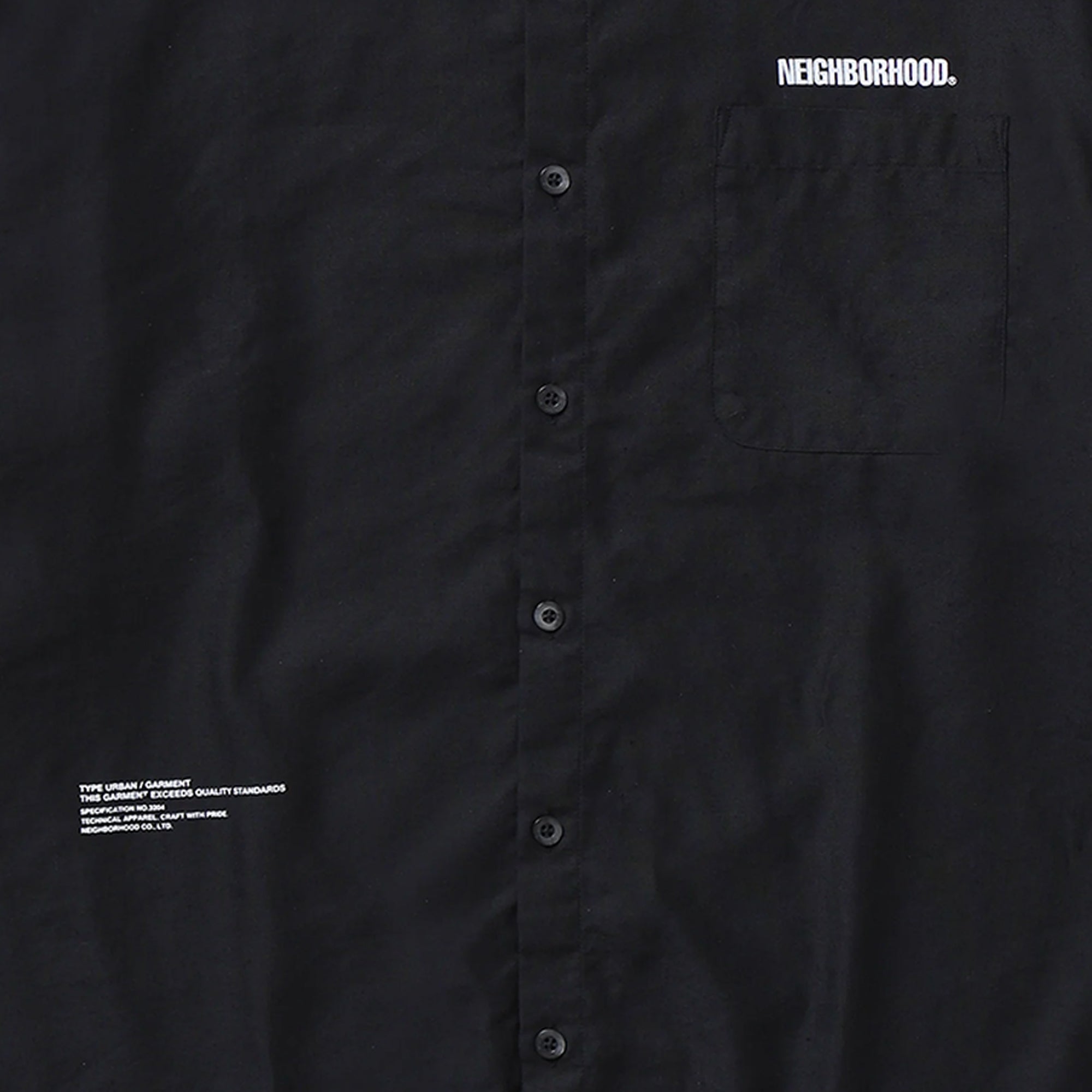 Neighborhood Over Shirt L/S Black
