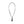 Neighborhood Cs Braid Necklace Black/White 251MYNH-AC11