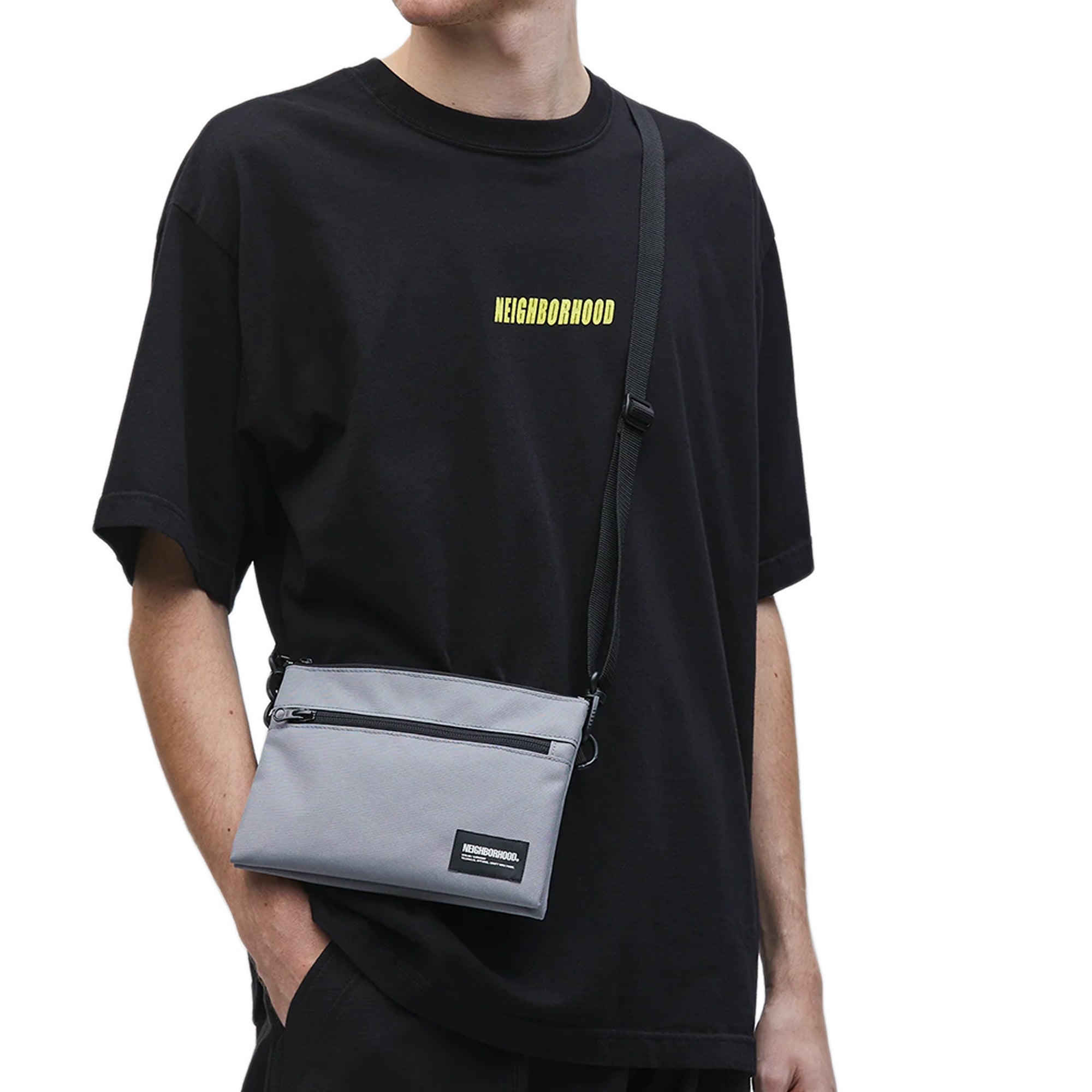 Neighborhood Mini Rectangle Bag Gray  251TQNH-CG03 GRY