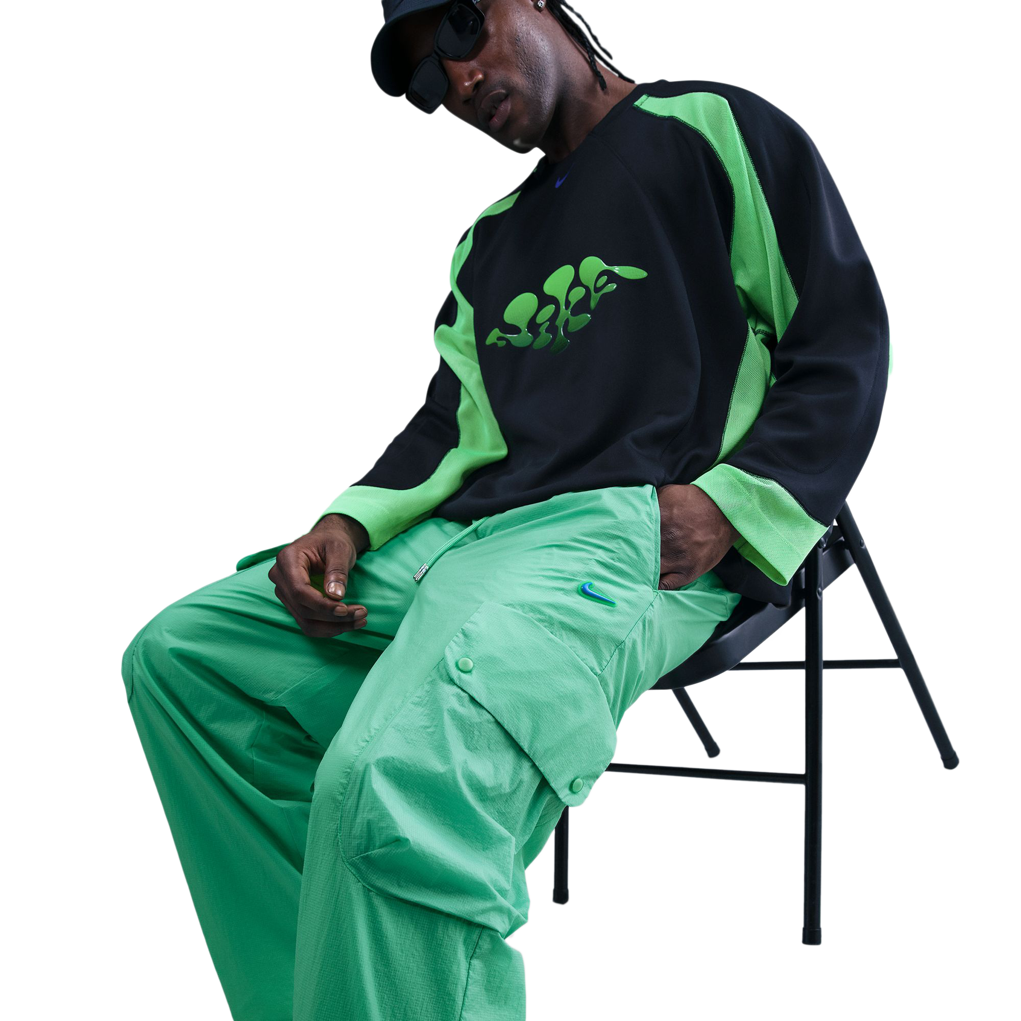 Nike PF Transparent Cargo Pant Green Shock/Hyper Royal/Hyper Royal HV0907-388
