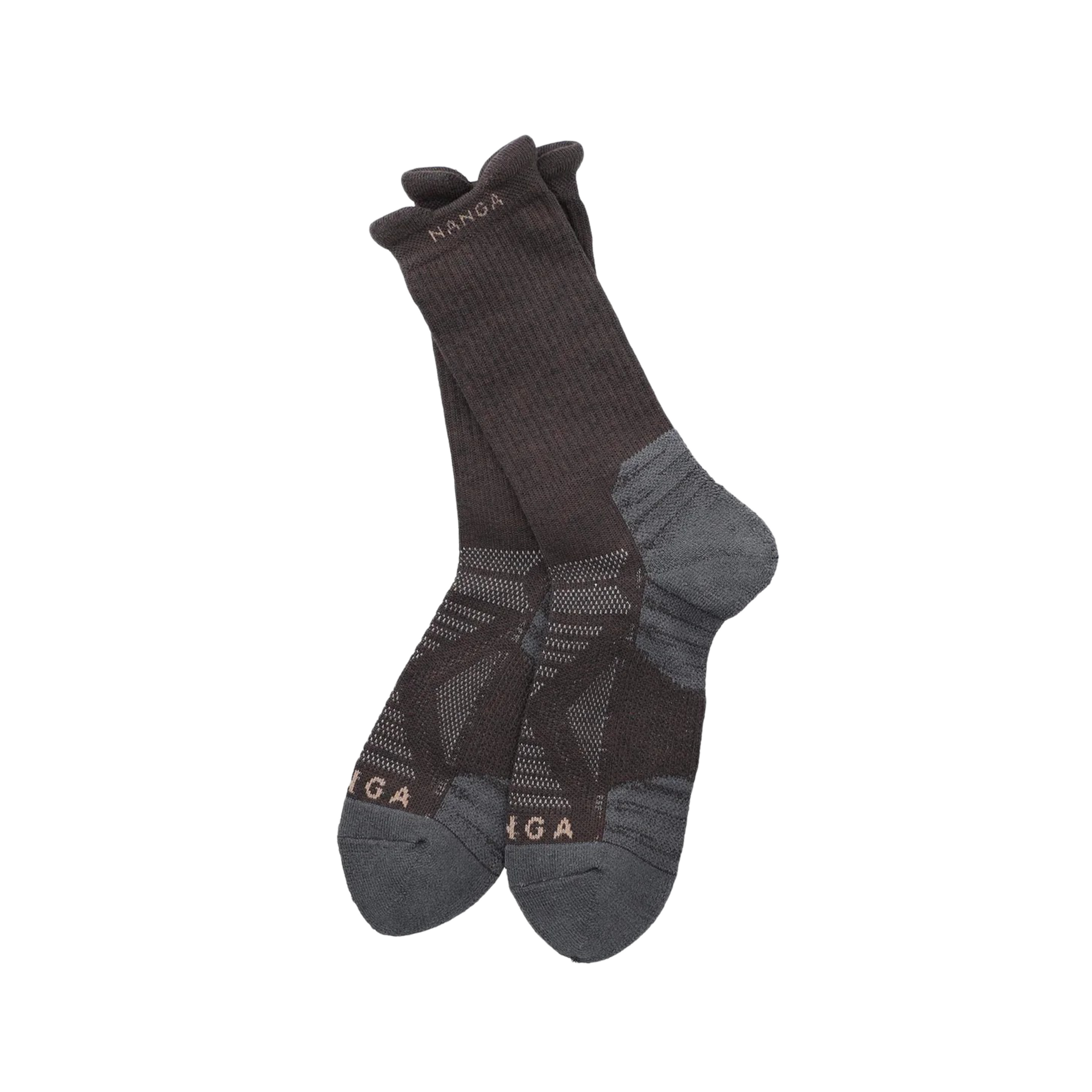 Nanga Power Step Crew Socks Mocha