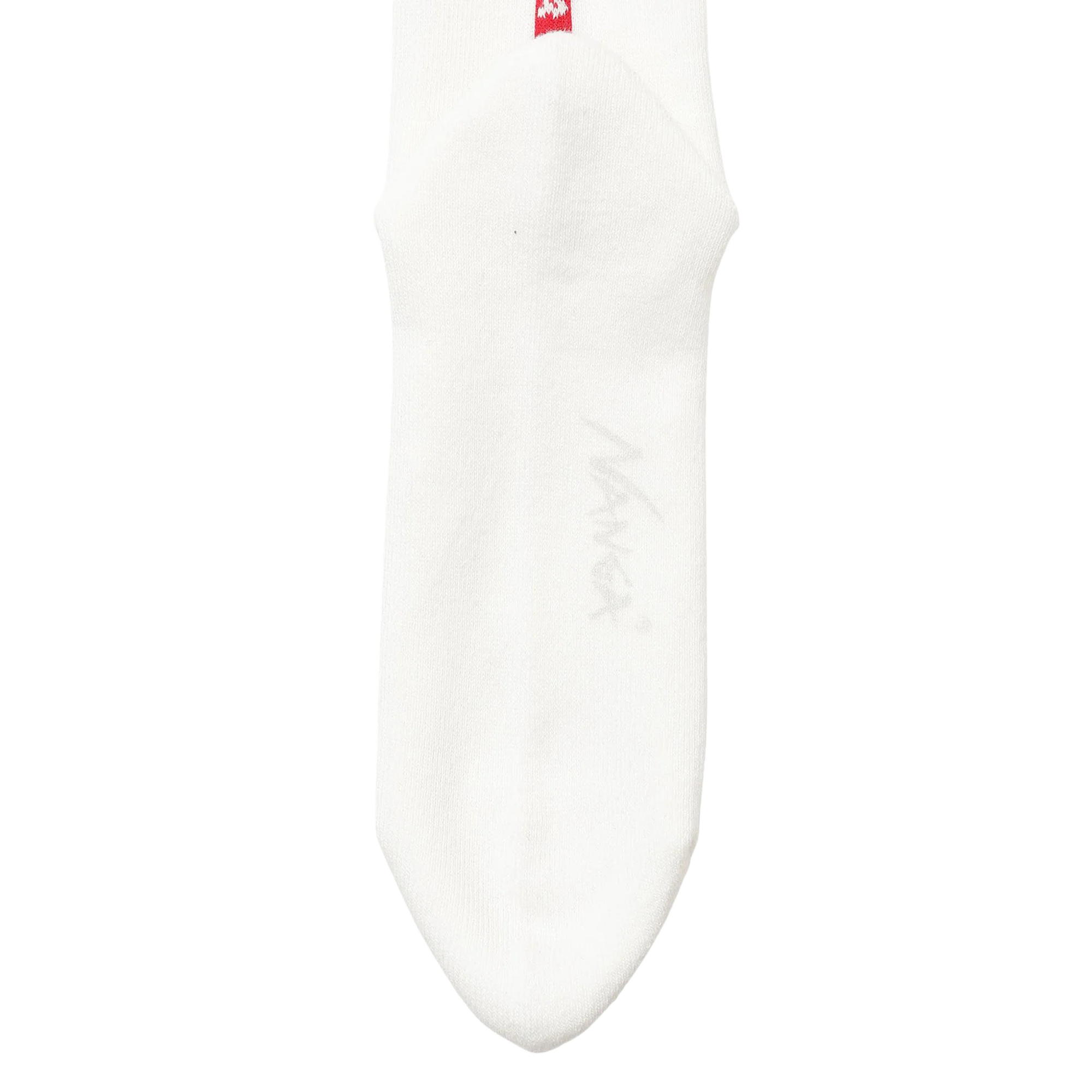 Nanga Vertical Line & Logo Socks White