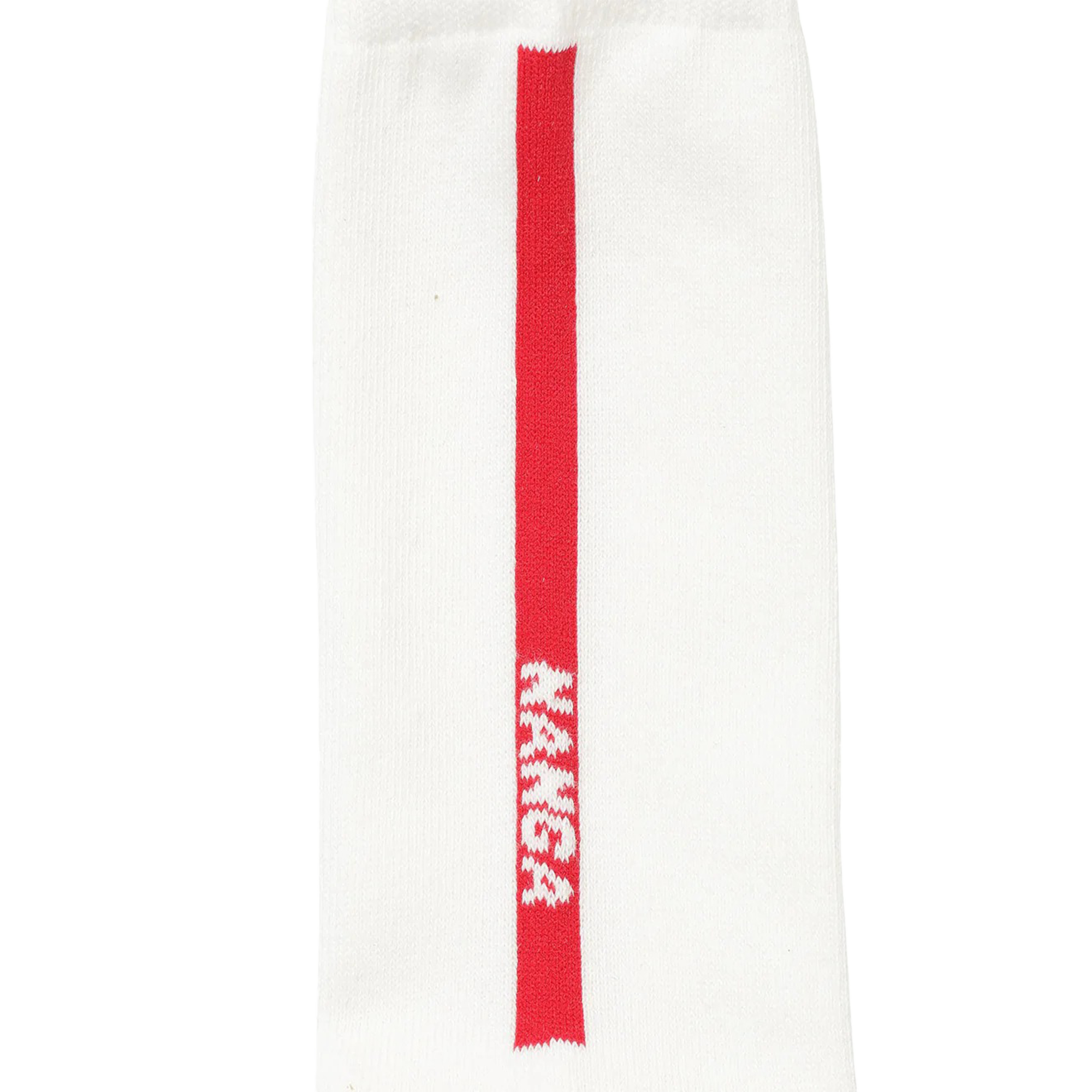 Nanga Vertical Line & Logo Socks White