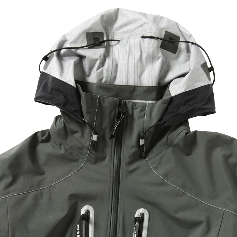 and Wander Pertex Shield Rain Jacket Dark Grey