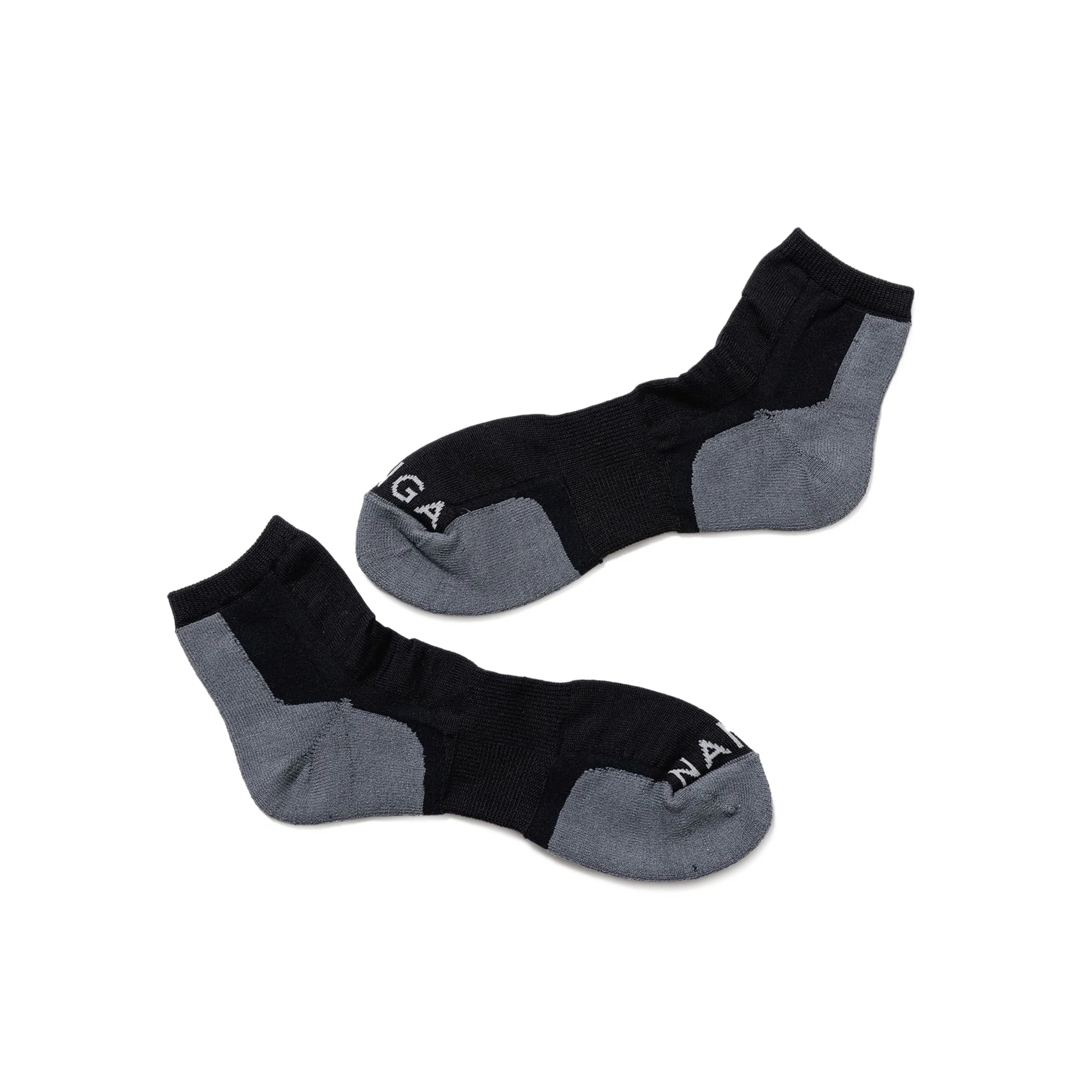 Nanga High Compression Short Socks Black