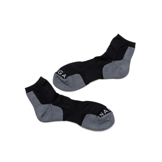 Nanga High Compression Short Socks Black