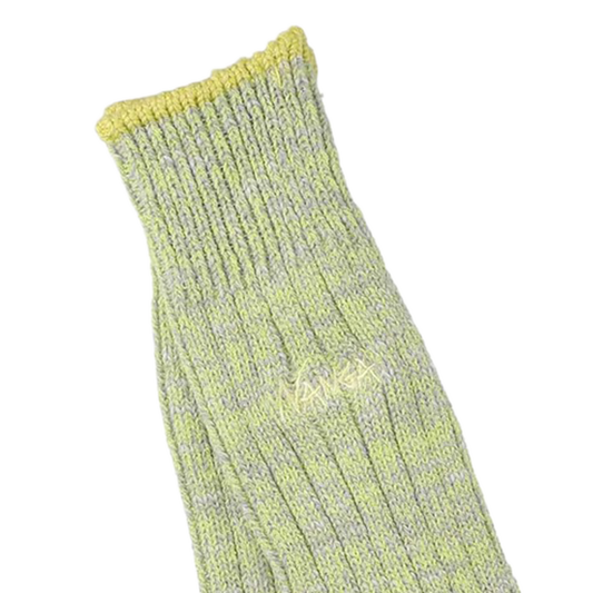 Nanga Color Merange Crew Socks Green