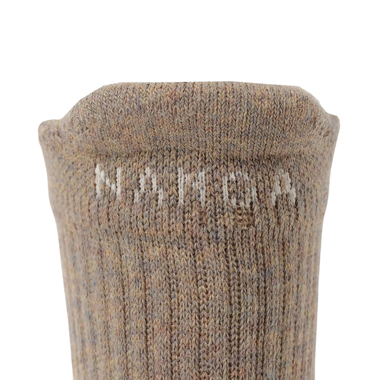 Nanga Power Step Crew Socks Brown