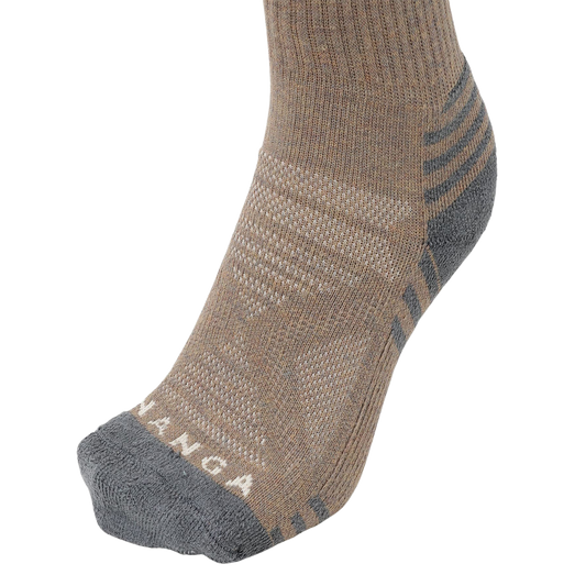 Nanga Power Step Crew Socks Brown