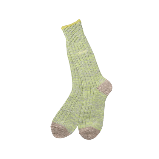 Nanga Color Merange Crew Socks Green
