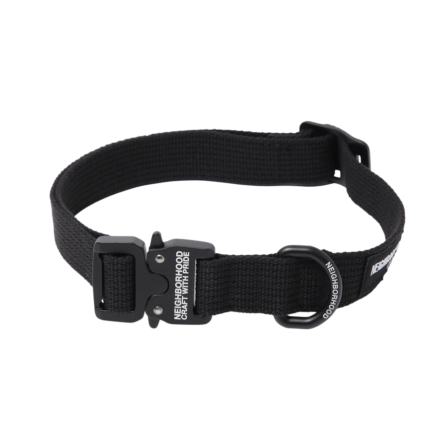 Neighborhood Dog Collar Wide Black  251MTNH-AC02