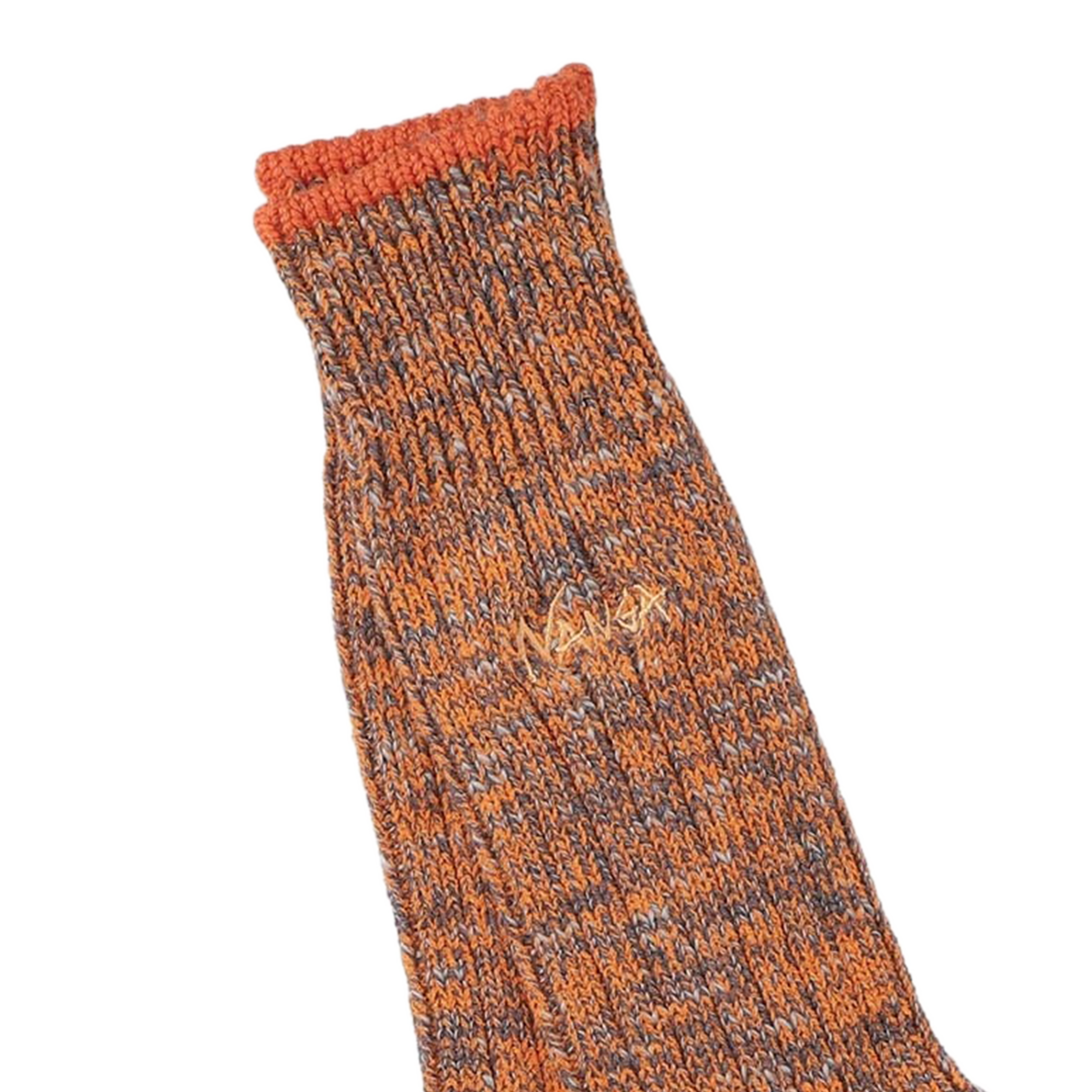 Nanga Color Merange Crew Socks Orange