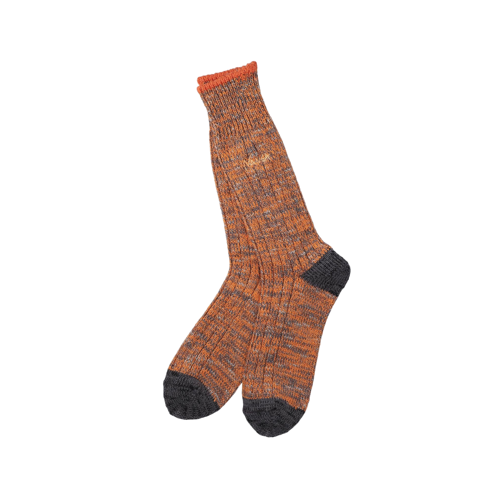 Nanga Color Merange Crew Socks Orange