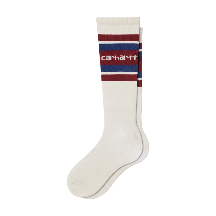 Carhartt WIP Connors Socks Natural/Scarlet/Wolfsbane