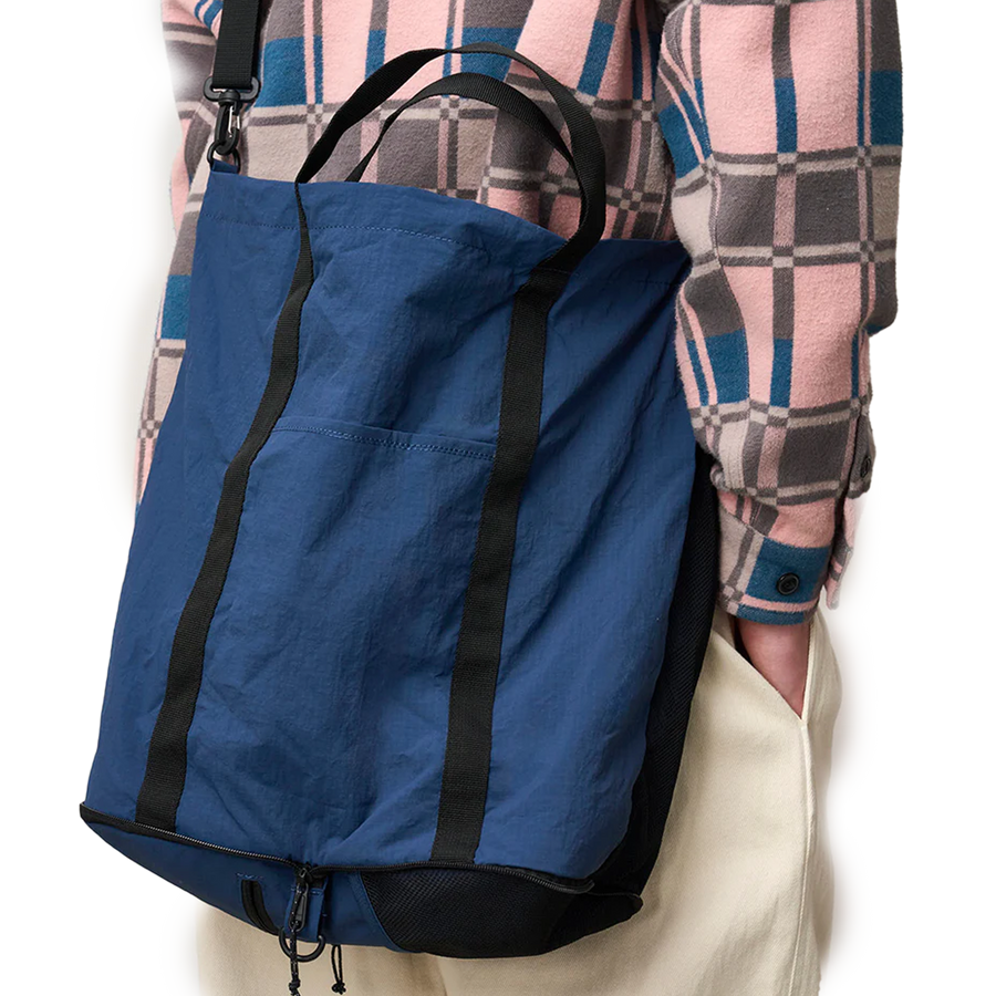 Gramicci Nylon Packable Tote Dusty Navy