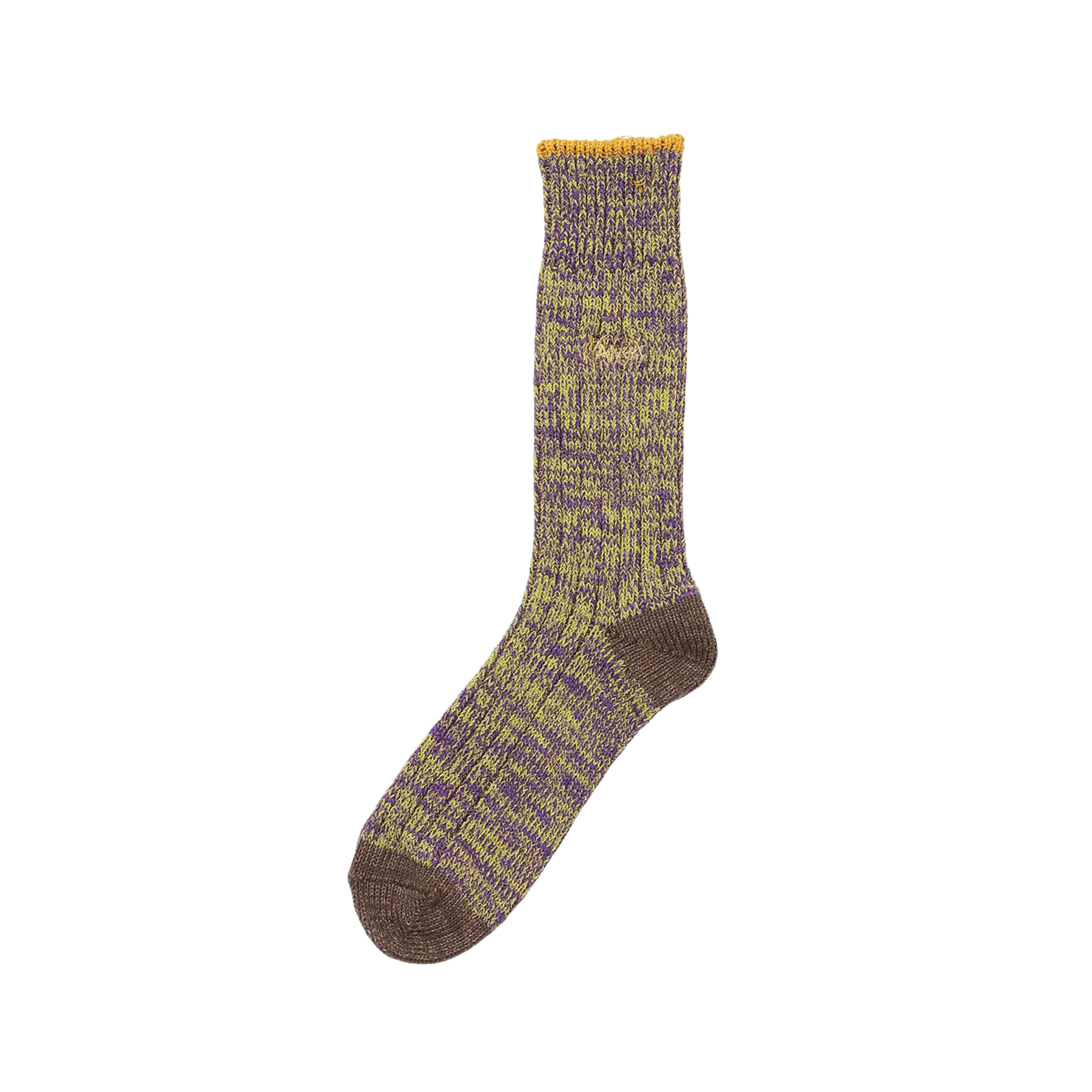 Nanga Color Merange Crew Socks Purple