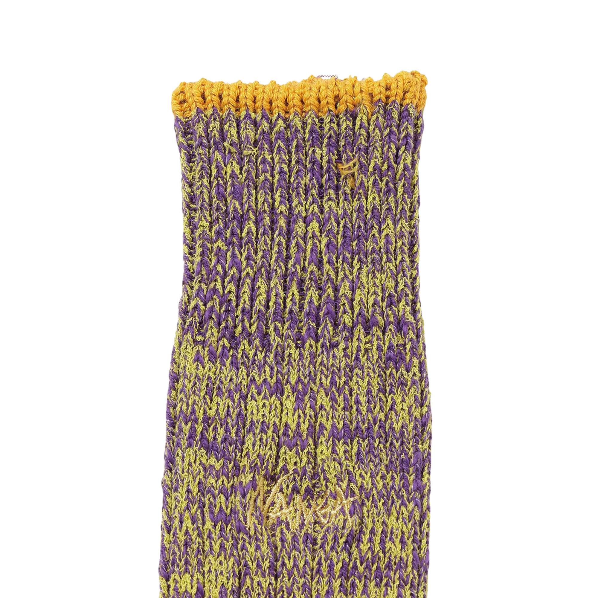Nanga Color Merange Crew Socks Purple
