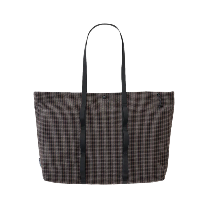Gramicci Plaid Climbing Tote Deep Brown