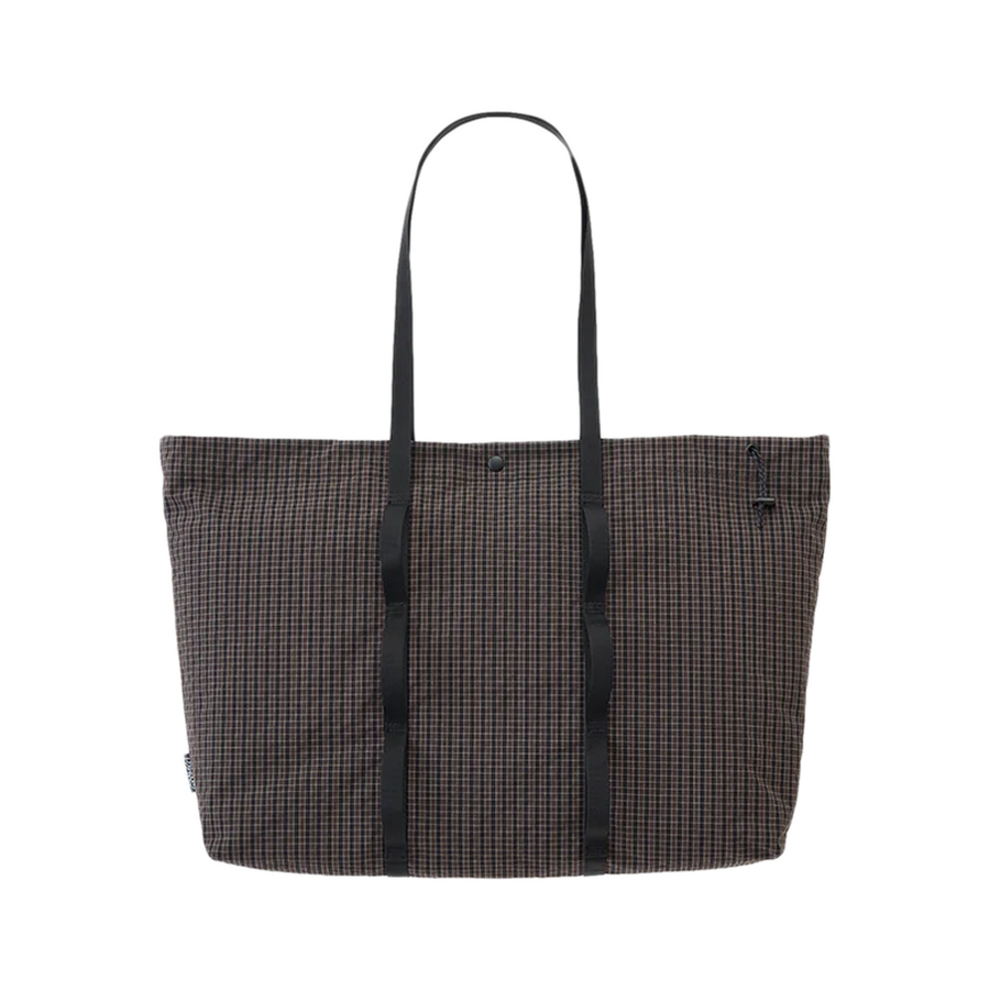 Gramicci Plaid Climbing Tote Deep Brown