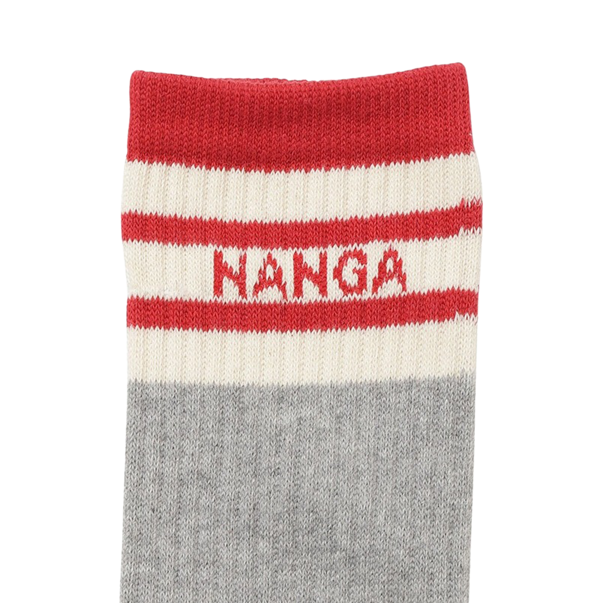Nanga Color Line Rib 7Days Socks Red