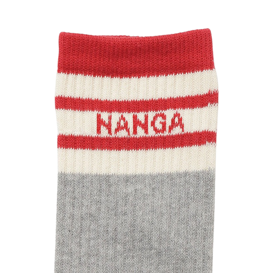 Nanga Color Line Rib 7Days Socks Red