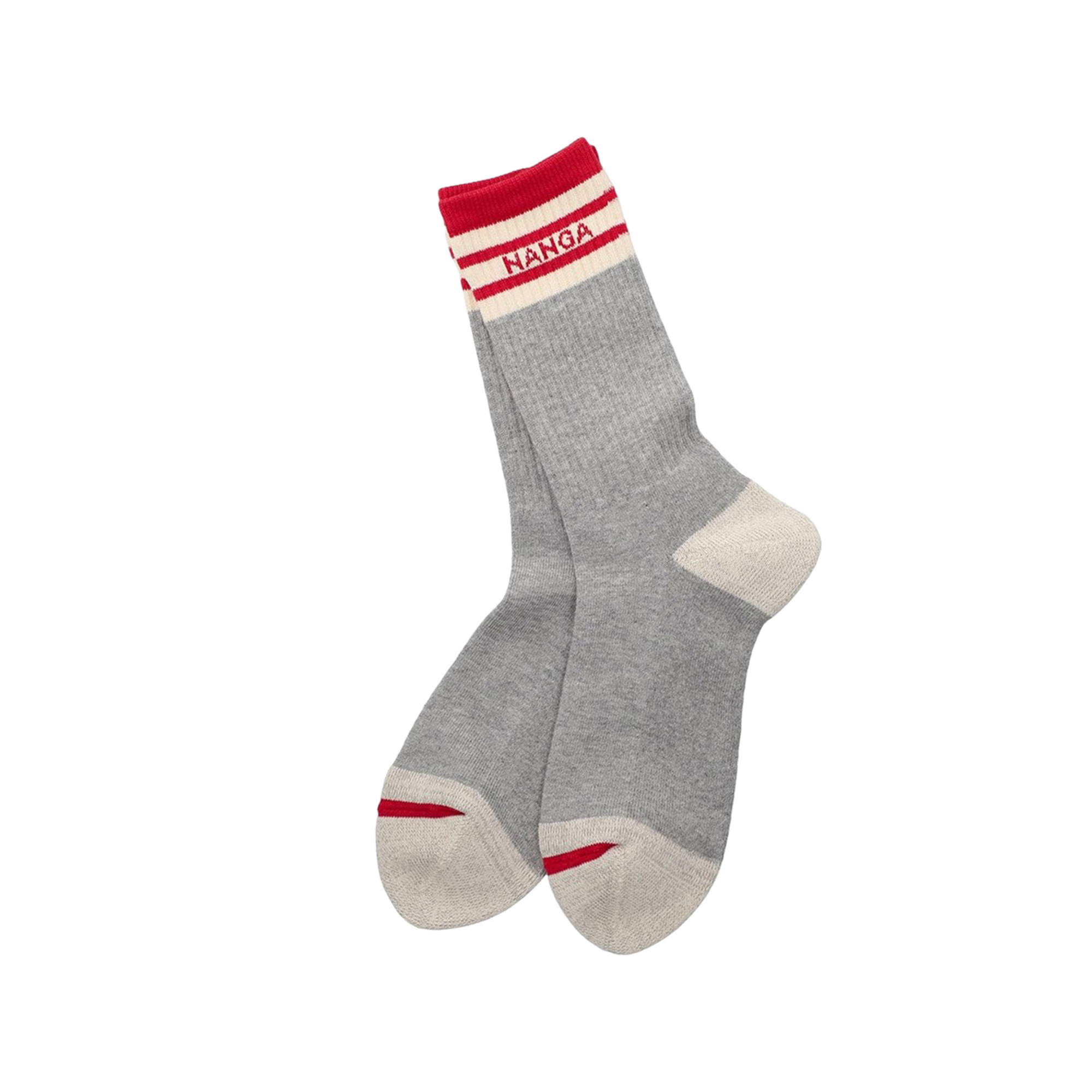 Nanga Color Line Rib 7Days Socks Red