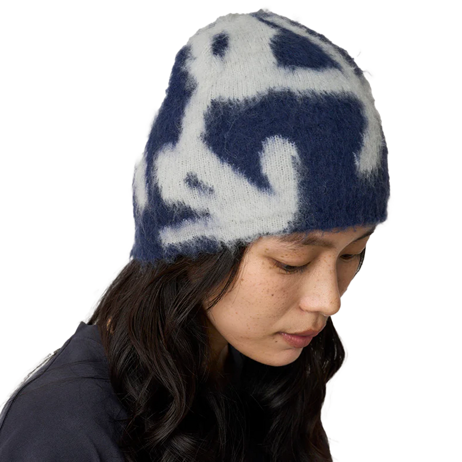 Gramicci Mohair Burly Runningman Beanie Midnight
