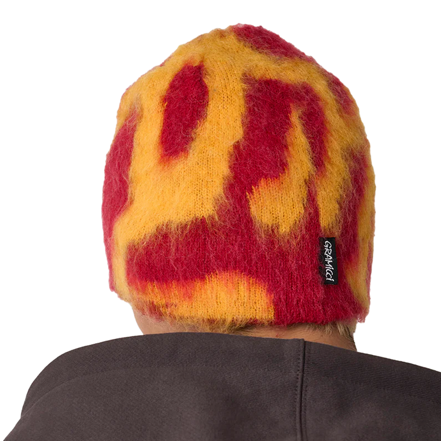 Gramicci Mohair Burly Runningman Beanie Burnt Orange