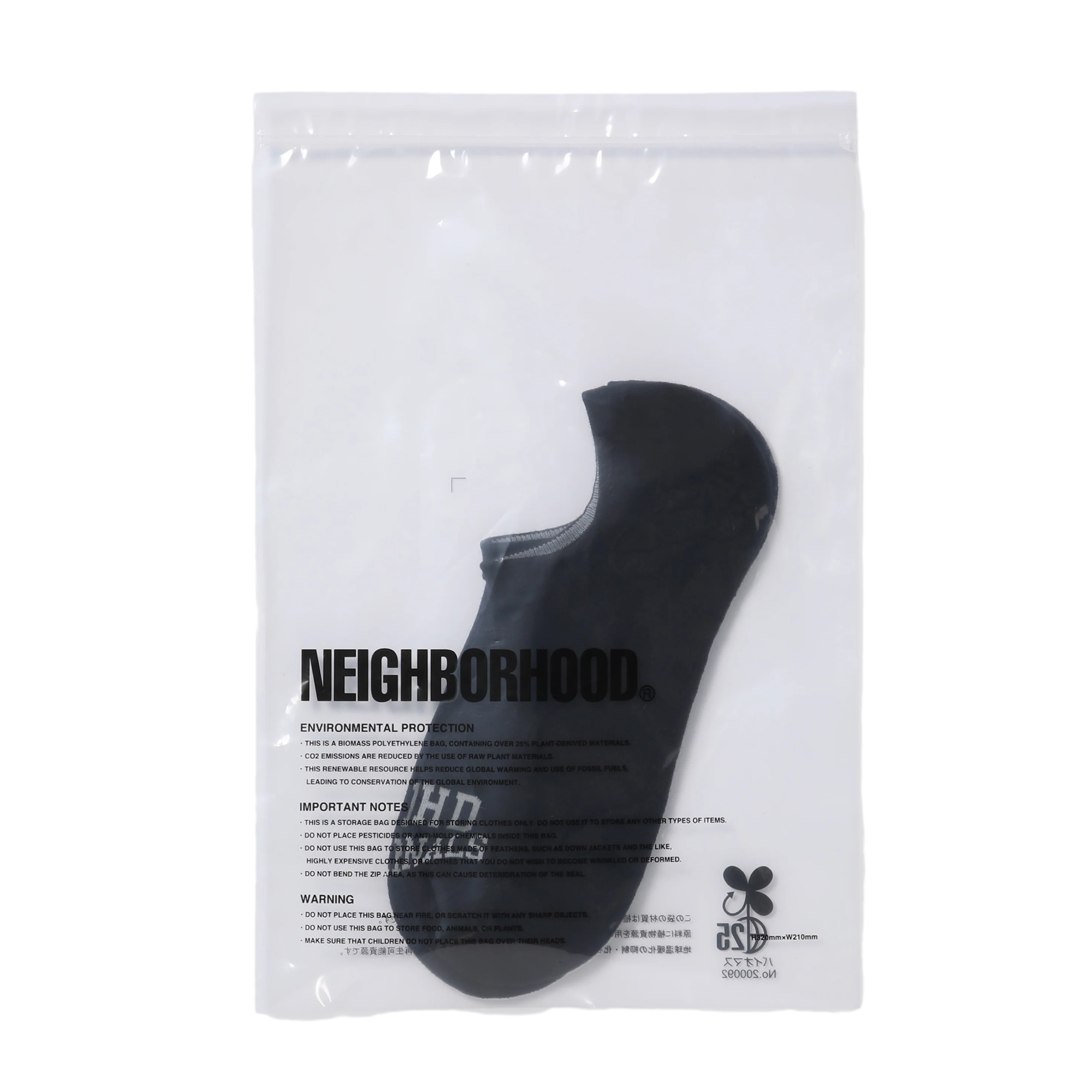Neighborhood Ankle Socks Black  251KWNH-UWM03