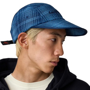 Gramicci Long Bill Cap Indigo Checkered Plaid