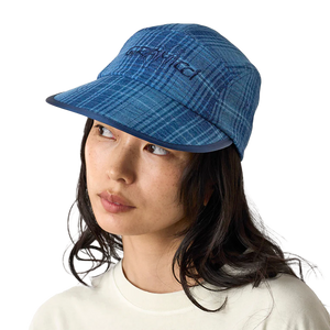 Gramicci Long Bill Cap Indigo Checkered Plaid
