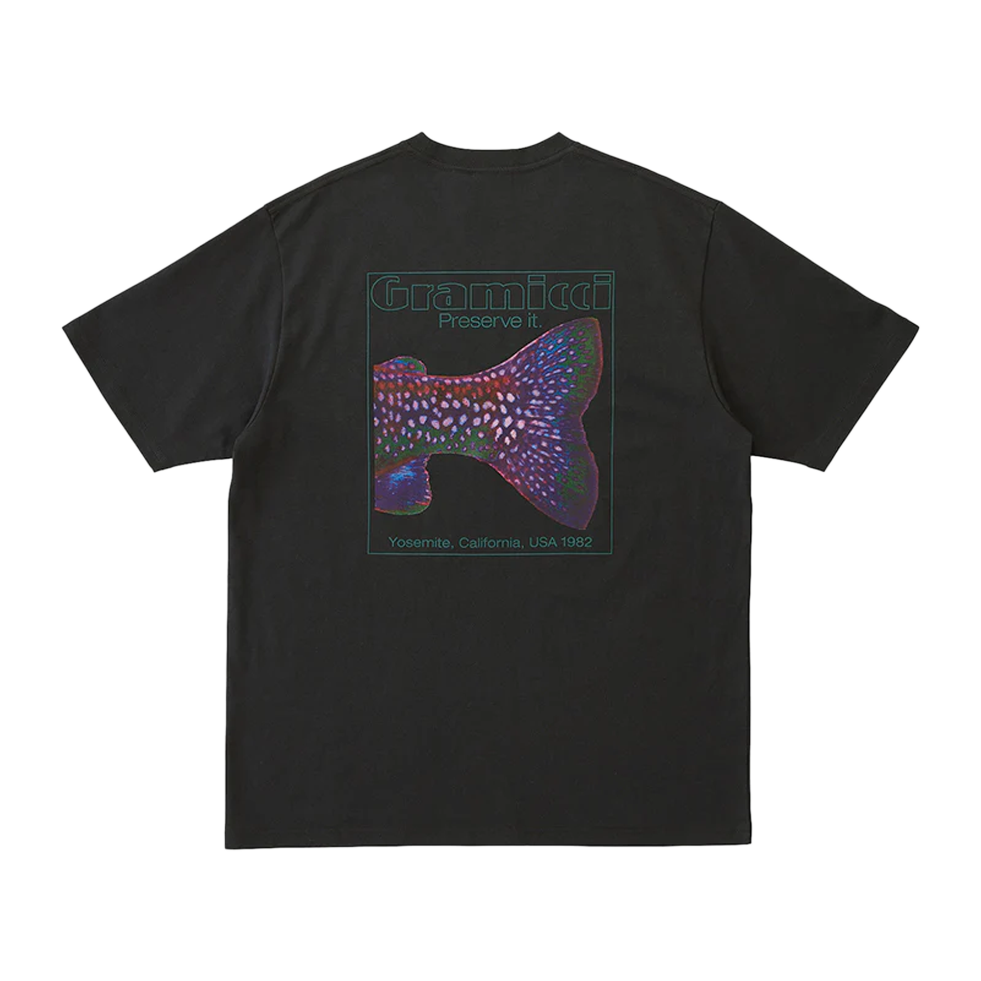 Gramicci Trouttail Tee Vintage Black G5FU-T090