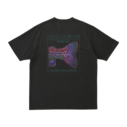 Gramicci Trouttail Tee Vintage Black G5FU-T090
