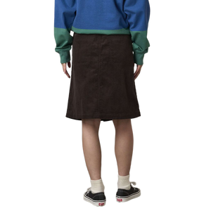 Gramicci Women's Buttoned Down Midi Skirt Deep Brown G5FW-SK069