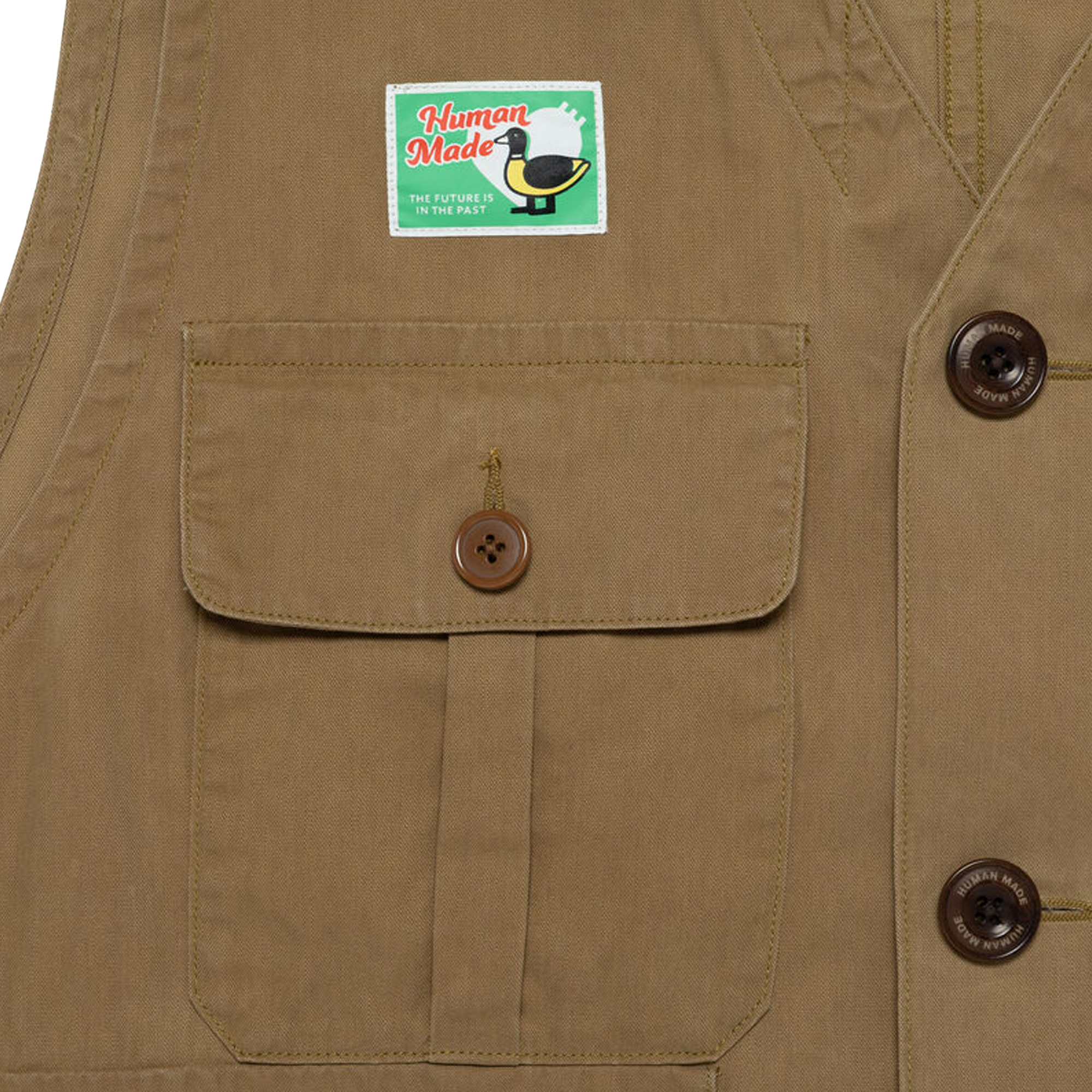 Human Made Hunting Vest Beige HM31JK015