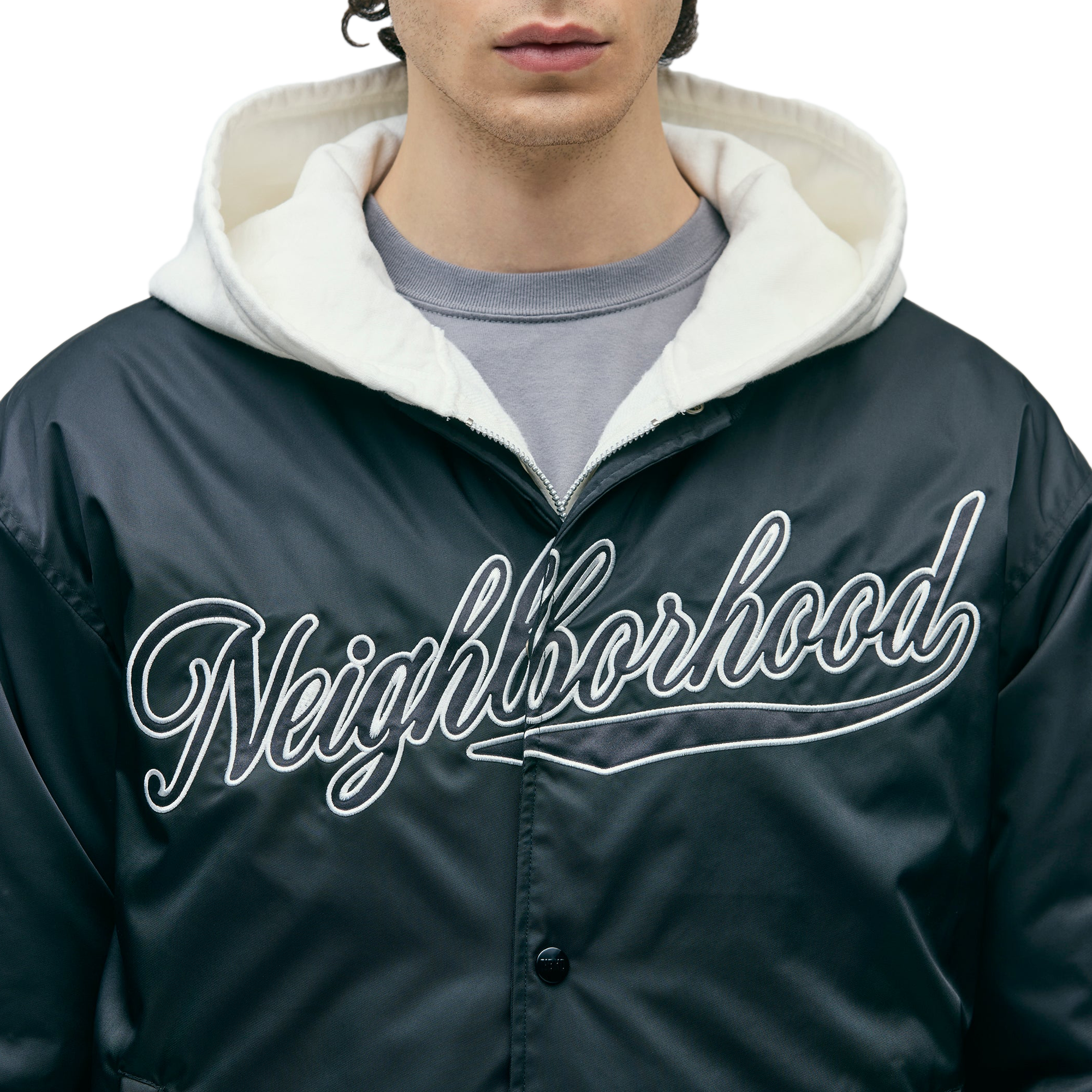 Neighborhood Baseball Jacket Black 252TSNH-JKM04