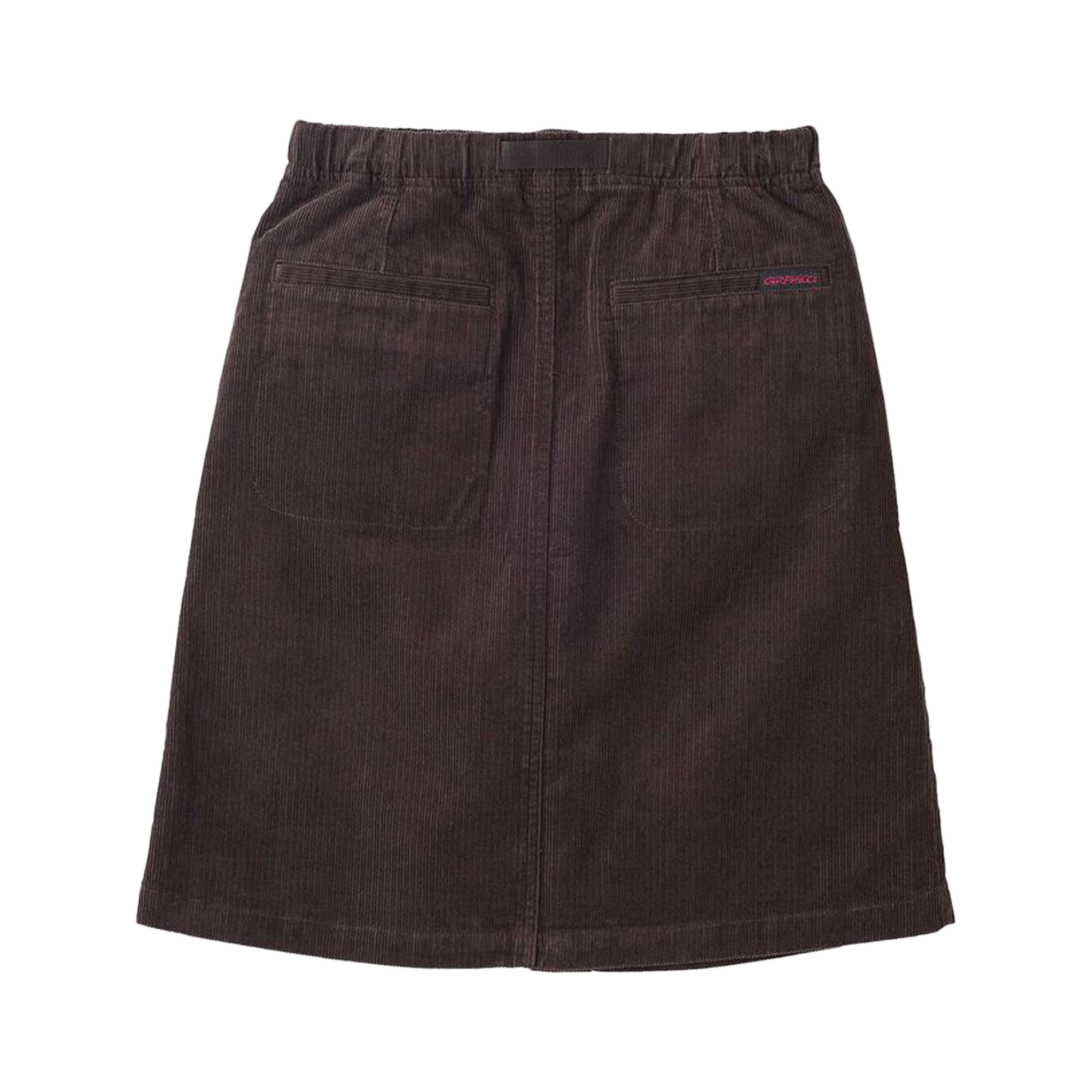 Gramicci Women's Buttoned Down Midi Skirt Deep Brown G5FW-SK069