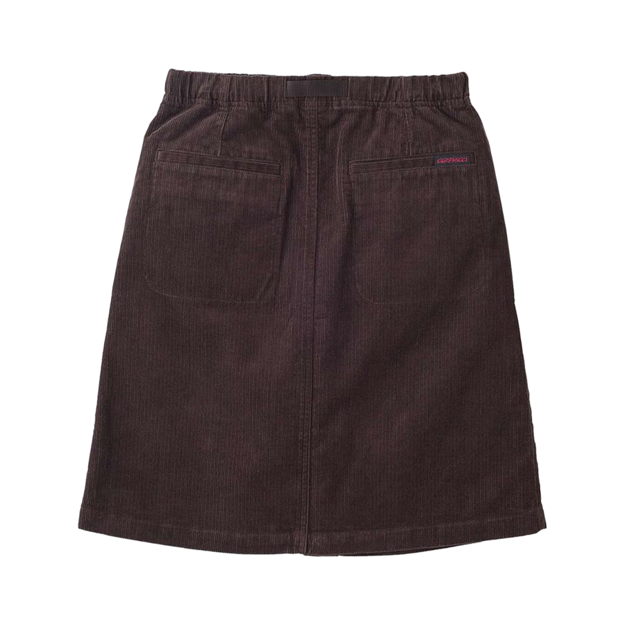 Gramicci Women's Buttoned Down Midi Skirt Deep Brown G5FW-SK069