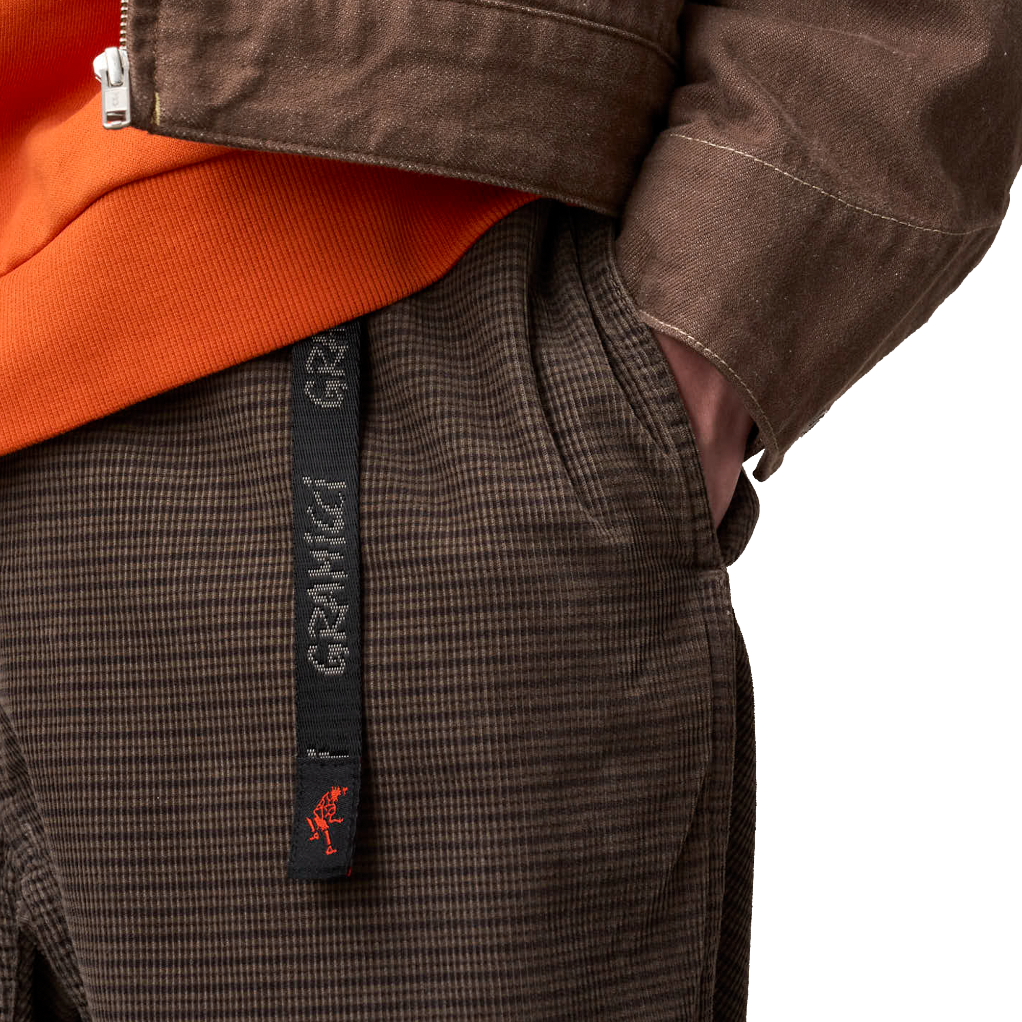 Gramicci O.G. Grid Check Jam Pant Fossil G5FM-P048