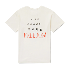 One Of These Days More Peace, More Freedom T-Shirt Bone
