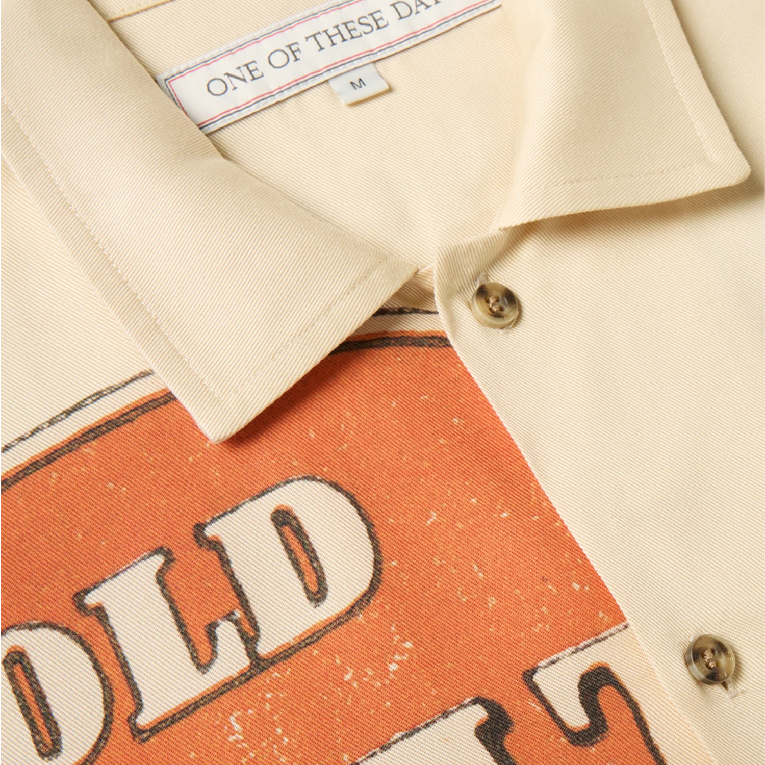 One Of These Days Loyalty Camp Shirt Ivory