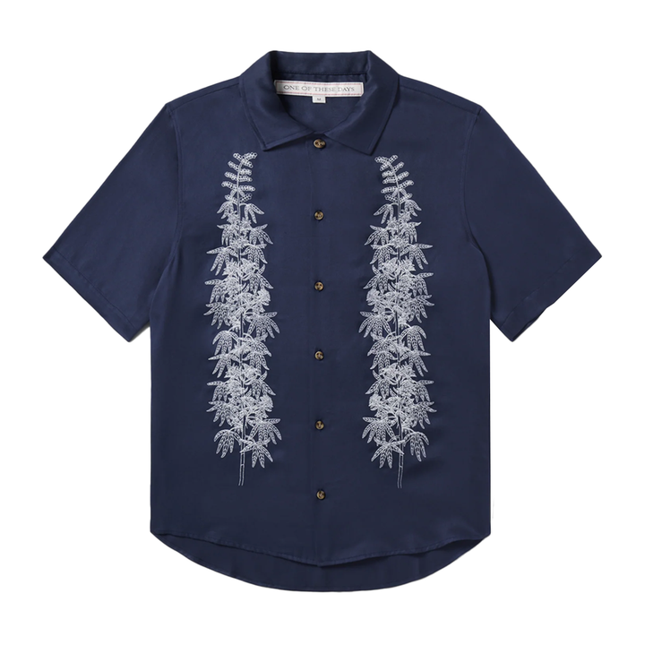 One Of These Days Stocks Camp Shirt Navy