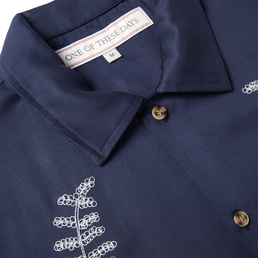 One Of These Days Stocks Camp Shirt Navy