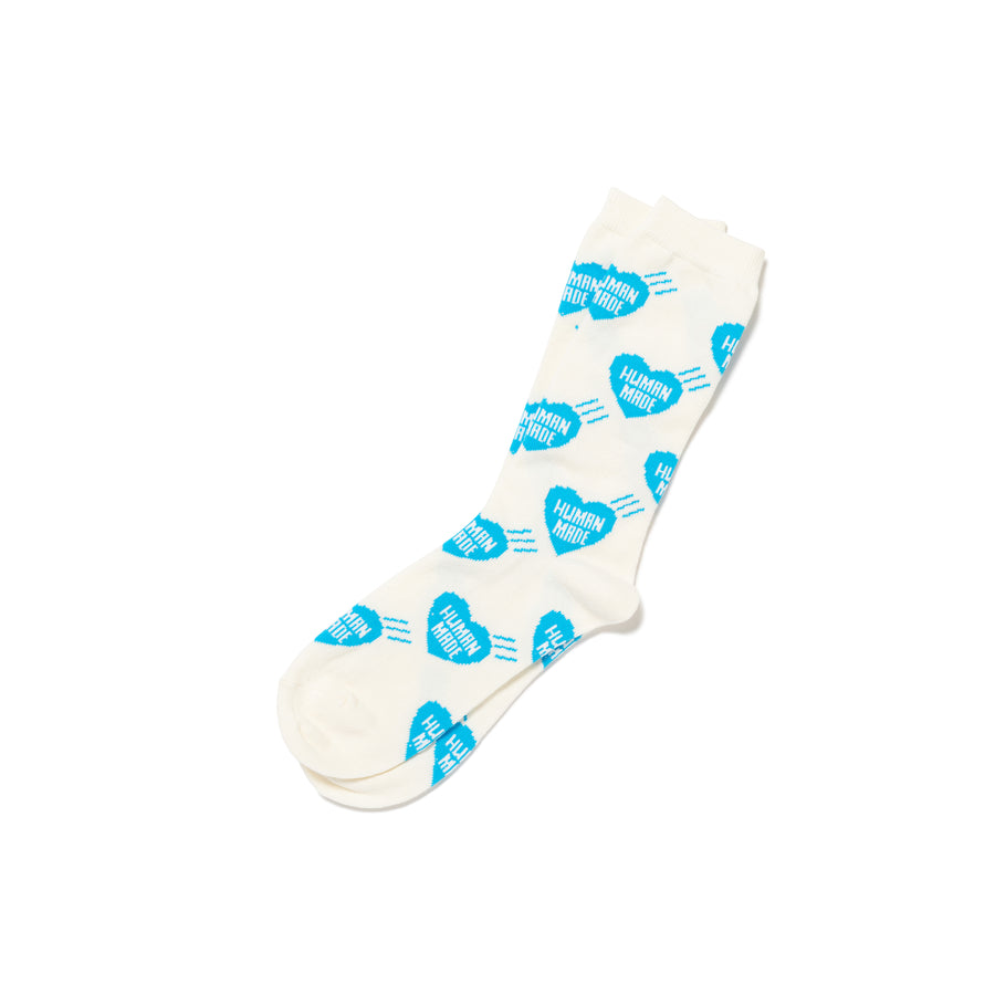 Human Made Heart Socks Blue HM29GD057B